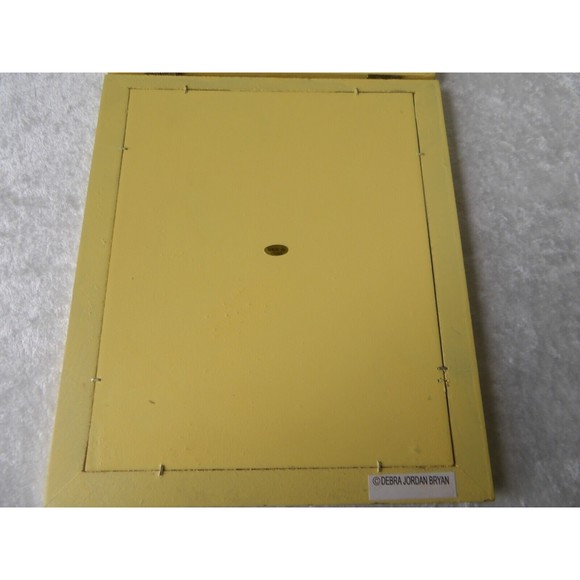 🎁Debra Jordan Bryan Wood Wall Hanging Bear Plaque Corkboard for Notes/Photos - Picture 8 of 16